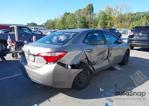 2016 Toyota Corolla Le from USA, damaged, VIN 2T1BURHE2GC684020